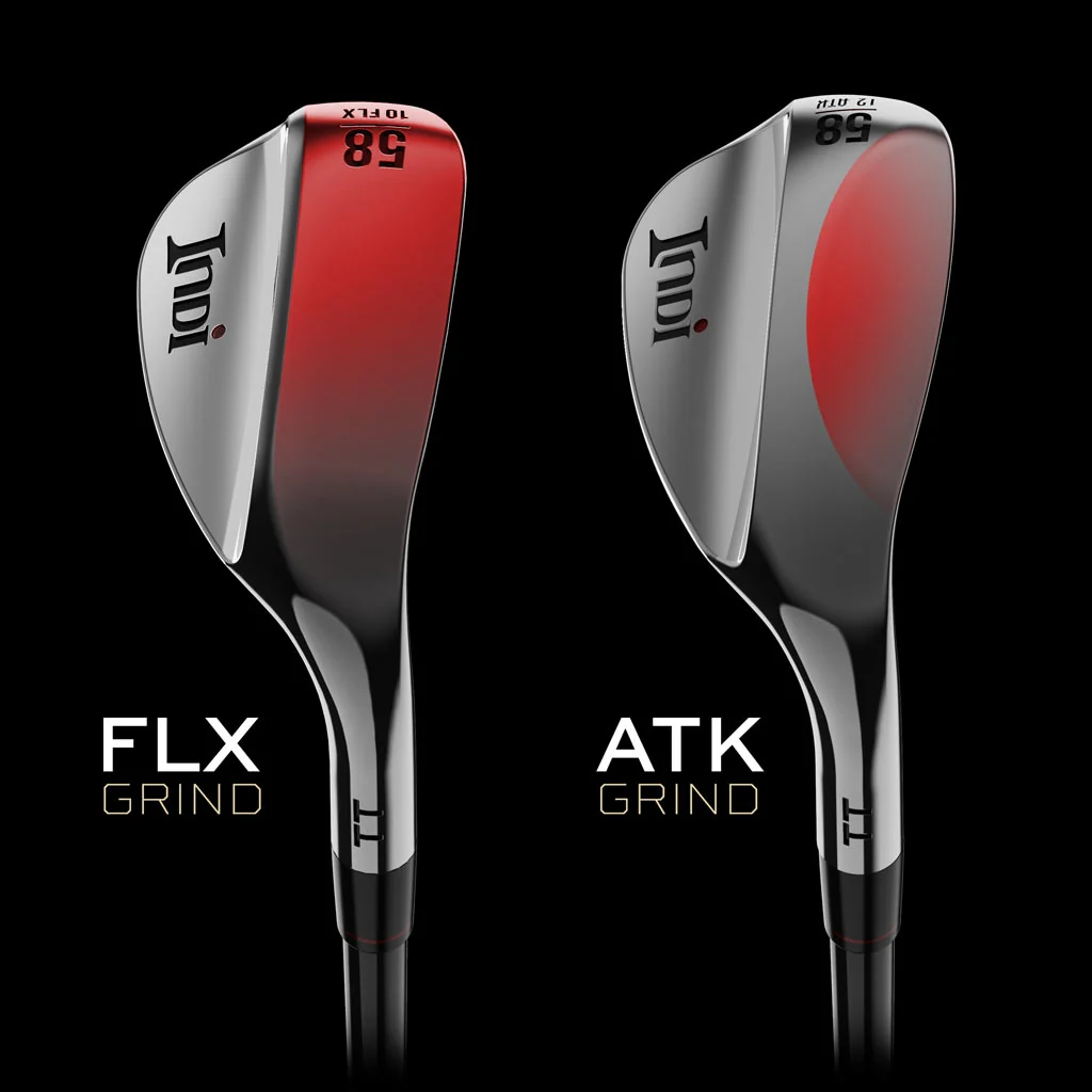 Indi Golf FLX and ATK grind wedges